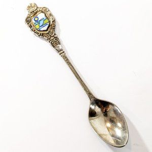 VINTAGE Birch Bay WA Washington Collectible Souvenir Spoon Sun Island PNW Crown